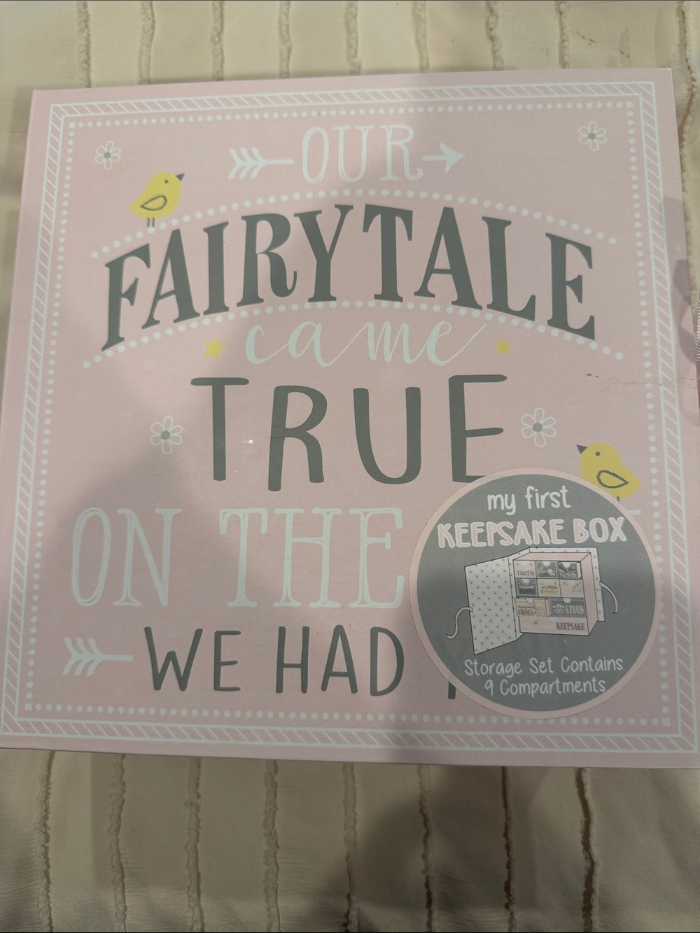 Keepsake Box — Pink Fairytale Memory Organizer